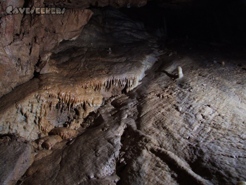 CWB-Höhle: Ein Sintergletscher
