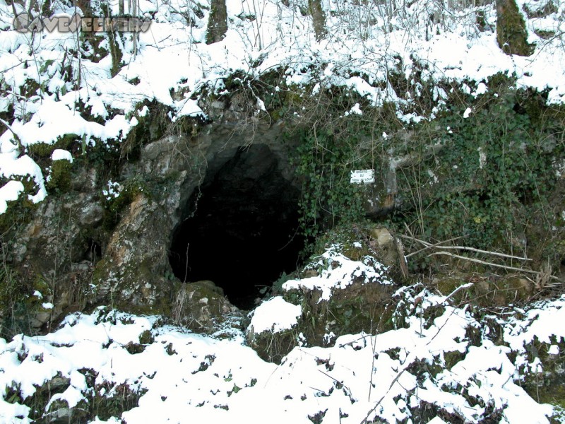 Cavern du Rot: Der Eingang.