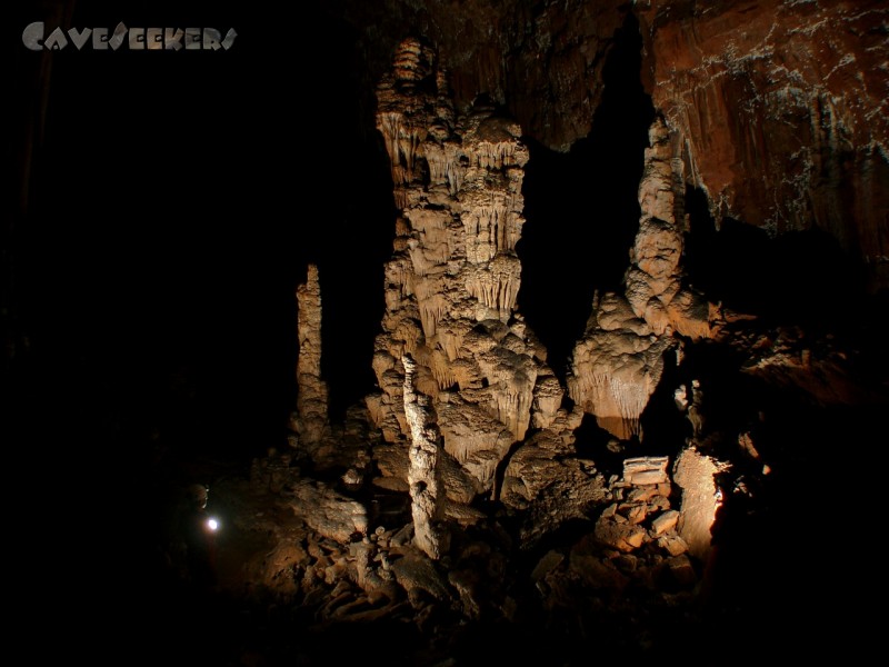 Grotta Nemec: Schön, dass man den Geruch am Bild nicht sehen kann.