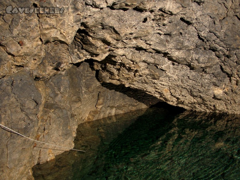 Höhnbergtunnelhöhle: See-Panorama 1.