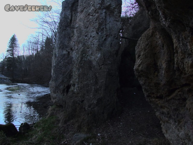 Mangfallbrückenhöhle: Zugang Mangfallbrückenhöhle