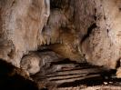 Räuberhöhle - Ein kleiner Sinterwasserfall, so ziemlich das Schönste was die Höhle zu bieten hat.