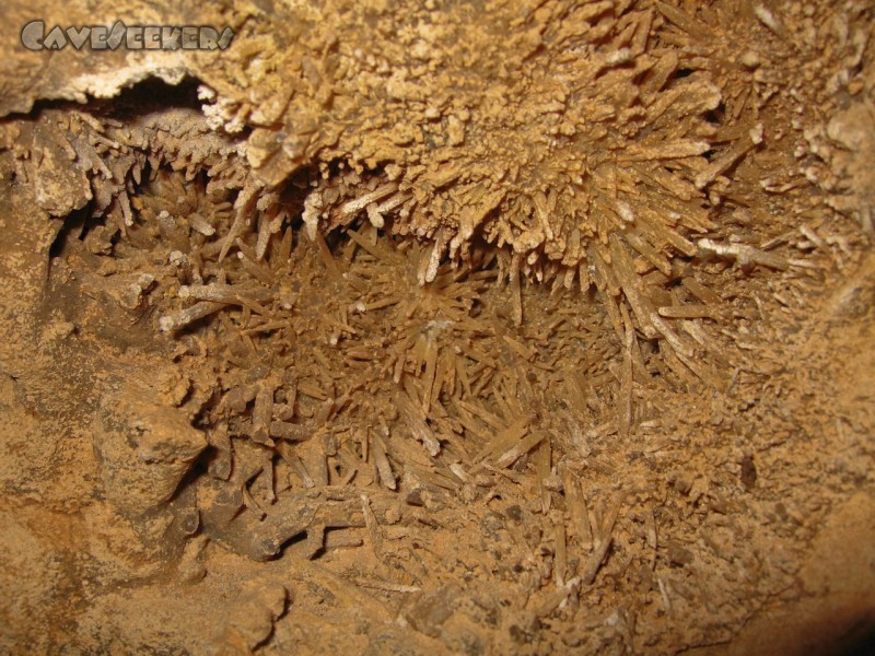 Rotwandl-Tropfsteinhöhle: Kristalle