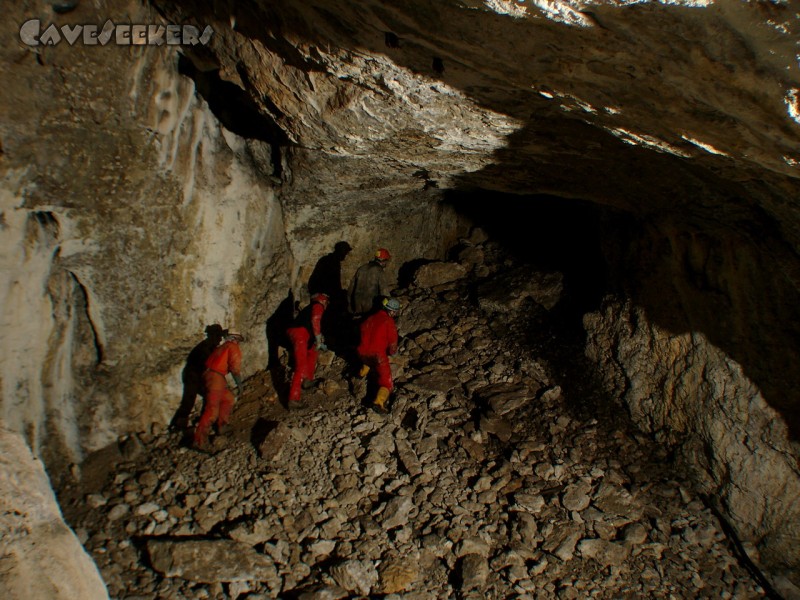Saugartenhöhle: Auf der Flucht: CaveSeekers.