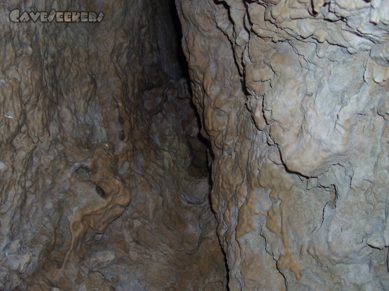 Voithhöhle: Hinter der Oberstein-Spalte 1.