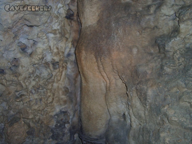 Voithhöhle: Hinter der Oberstein-Spalte 2.